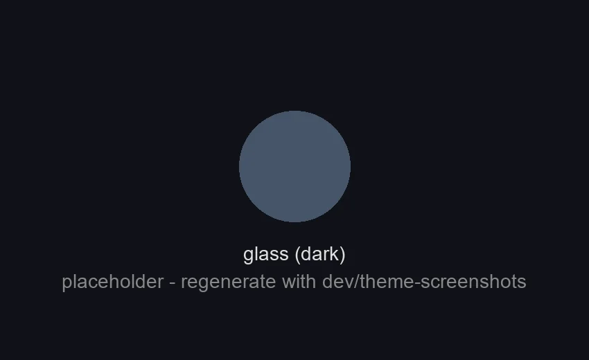 Glass dark