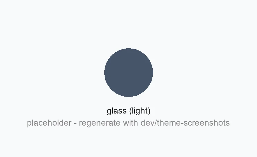 Glass light